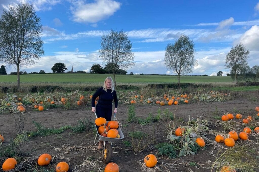 pumpkin picking near London