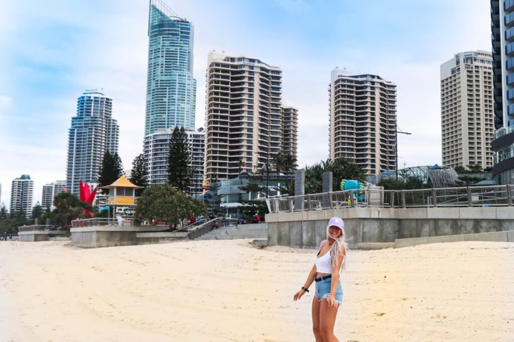 surfers paradise beach east coast australia