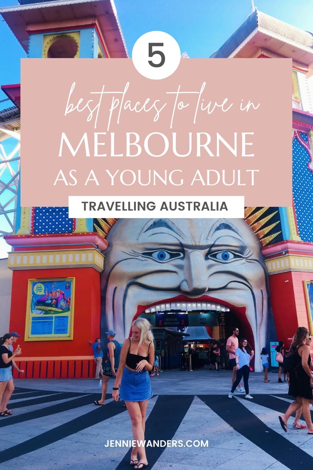 best places to live in Melbourne pinterest pin