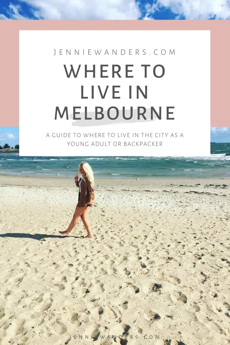 PINTEREST PIN for where to live in Melbourne