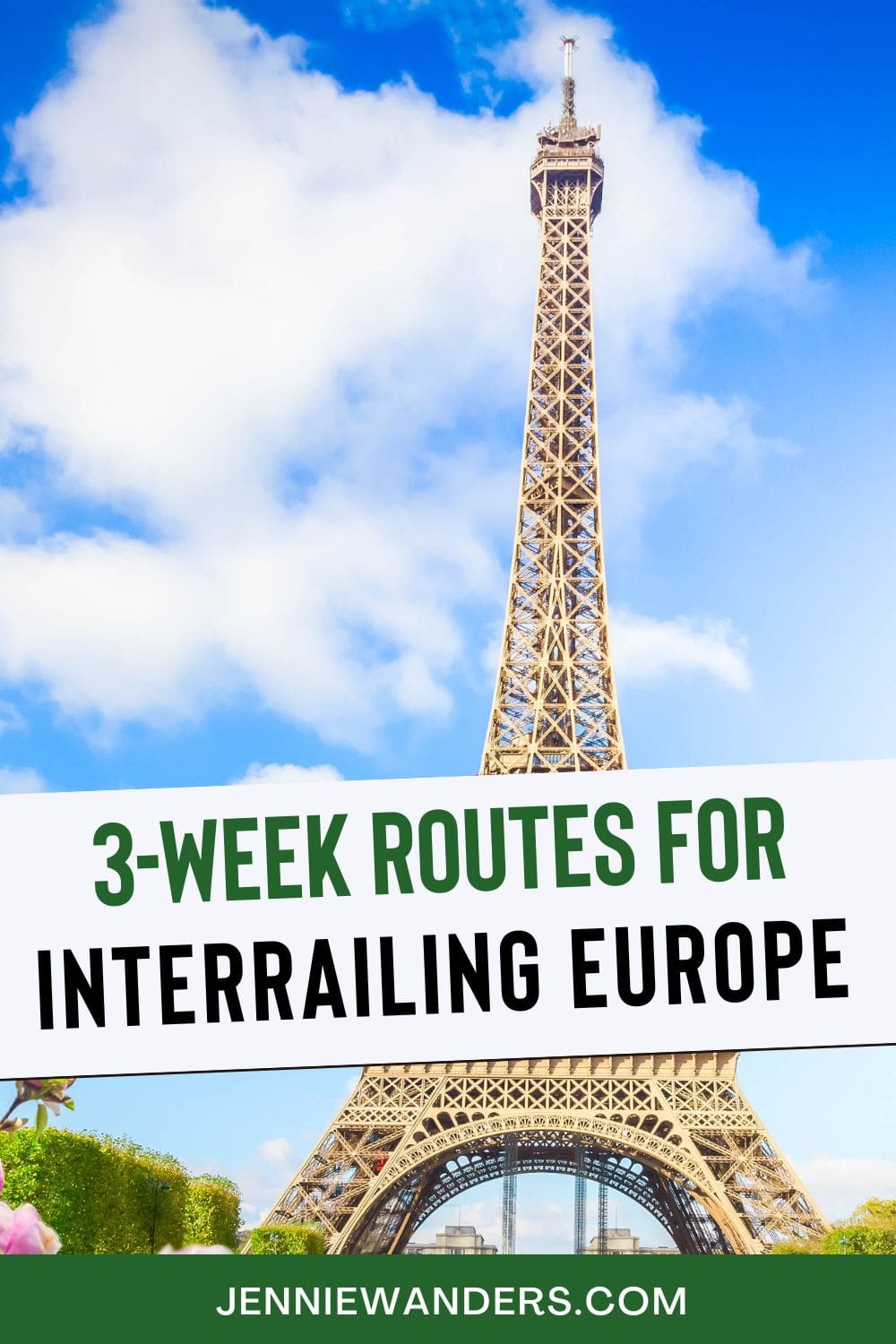 INTERRAILING EUROPE 3 WEEKS