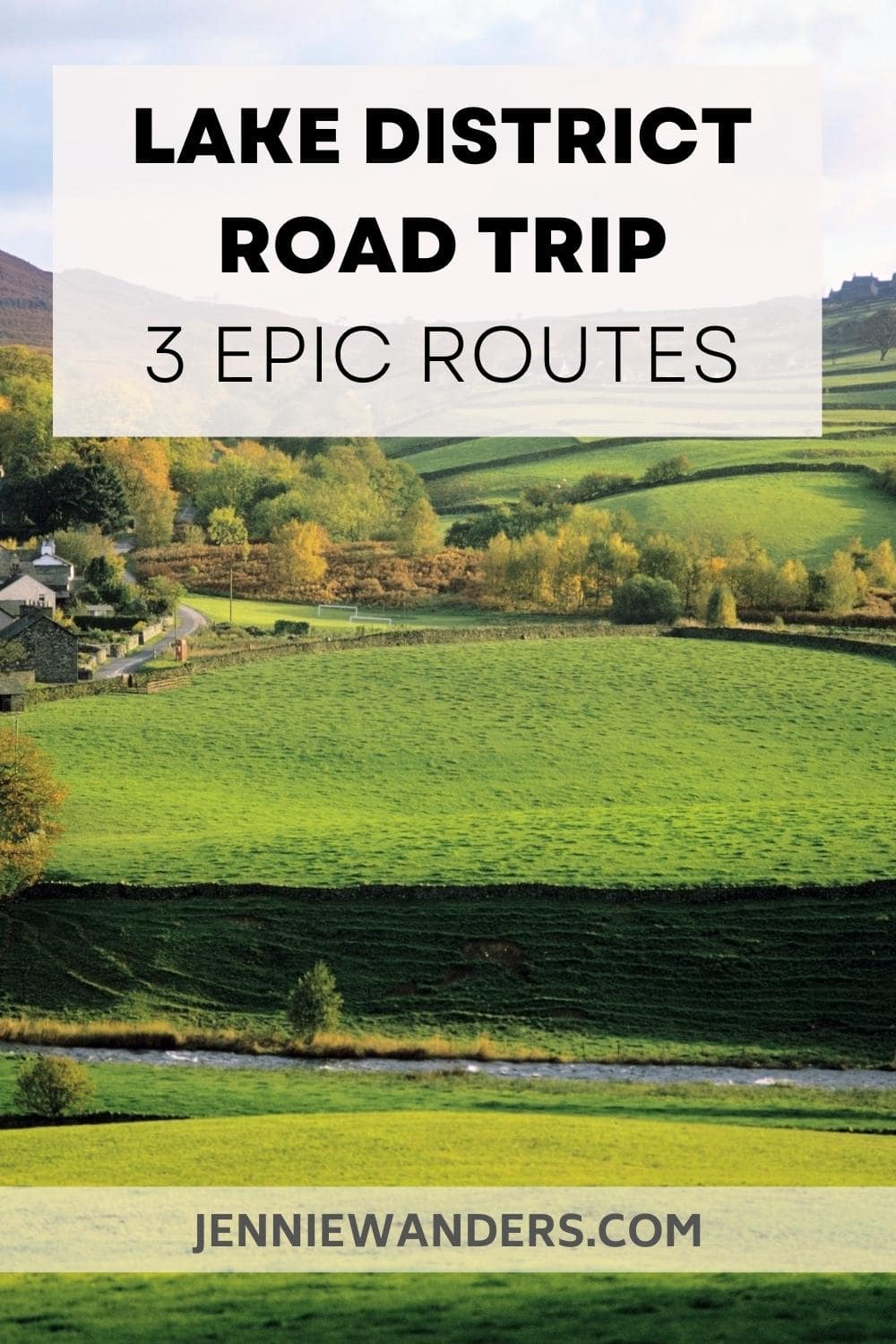 lake district road trip map