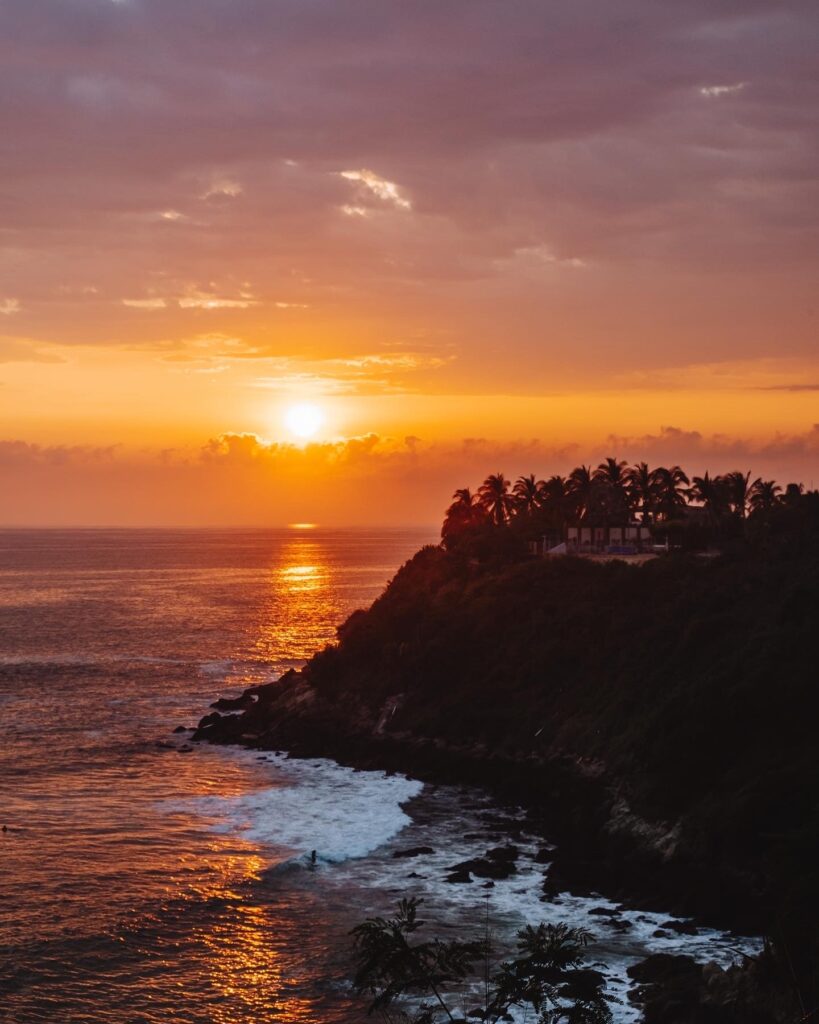 Playa Carrizalillo sunset