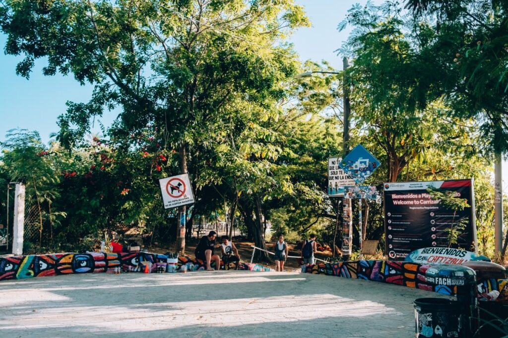 Playa Carrizalillo entrance