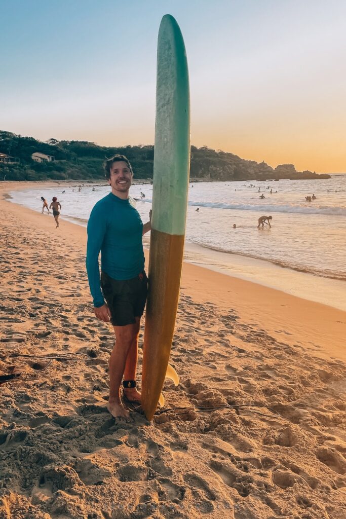 Surfing in La Punta