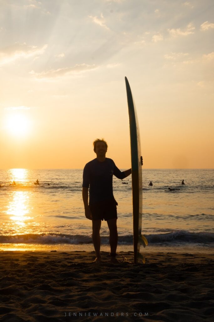 Surfing in La Punta