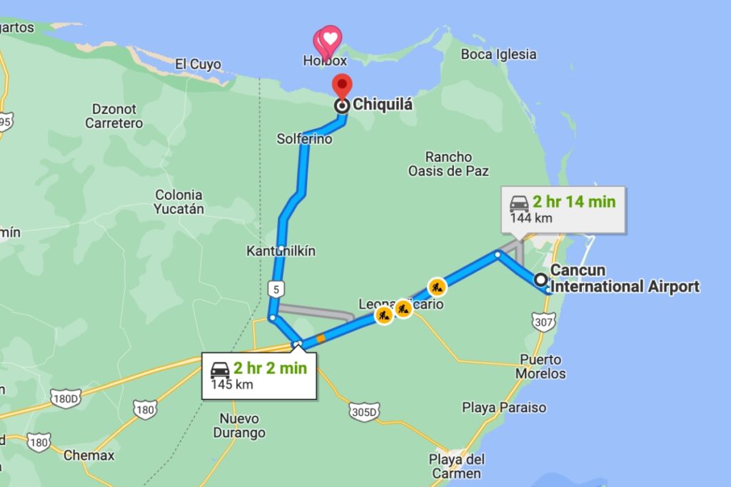 Cancun Airport To Chiquila