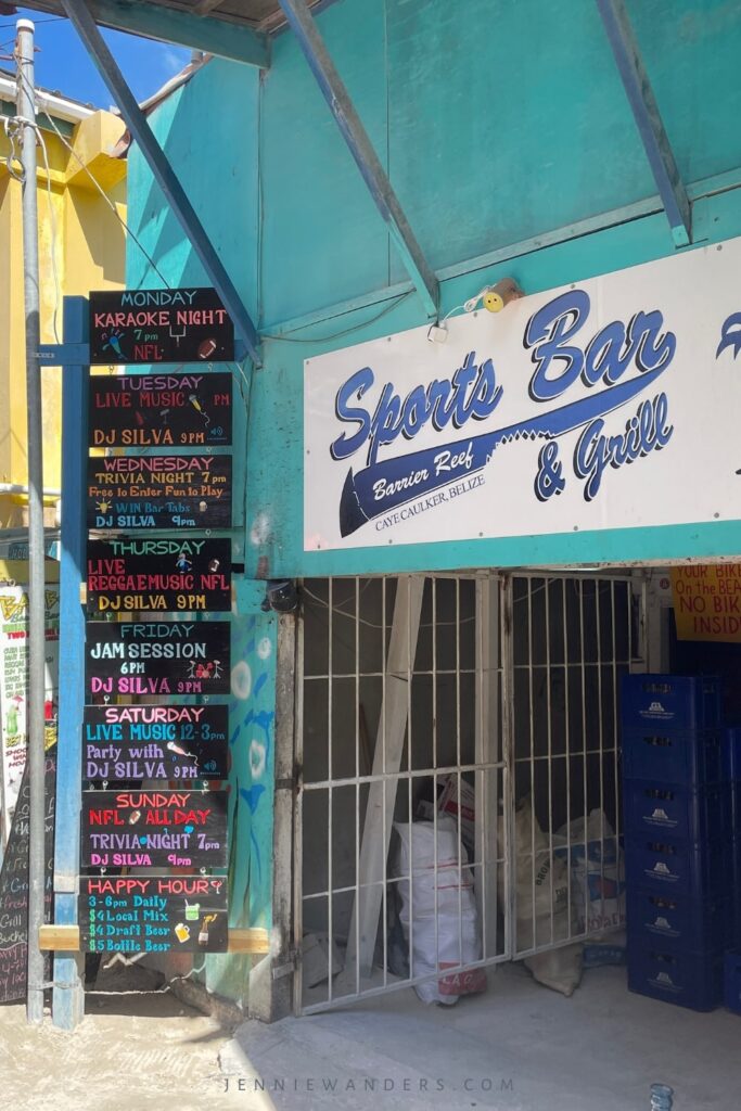 Is Caye Caulker a party island?