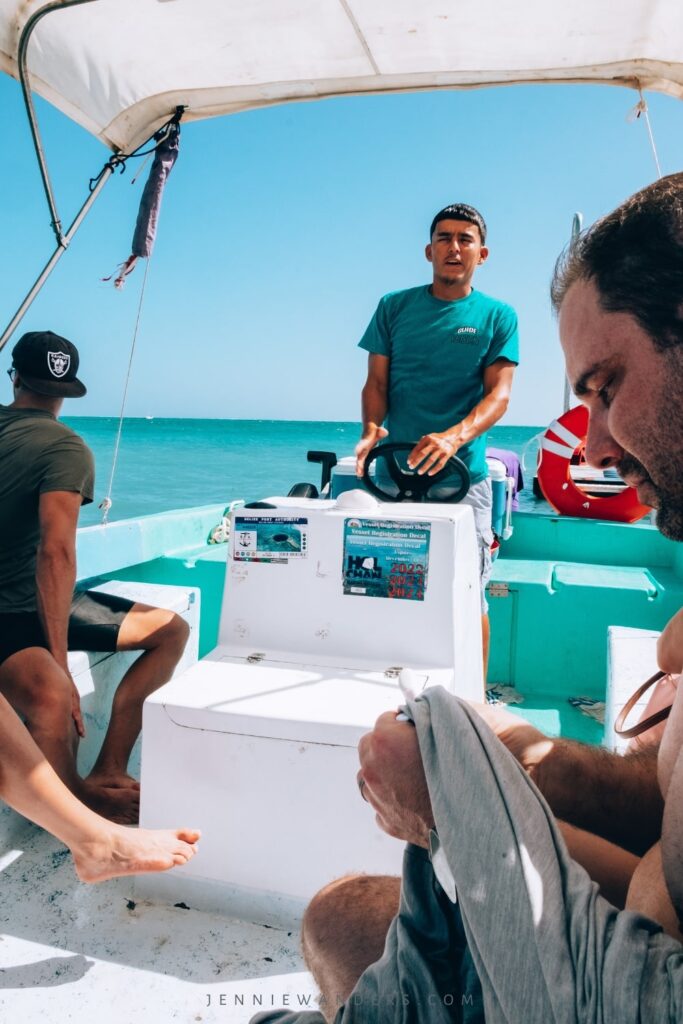 Snorkeling in Caye Caulker Belize