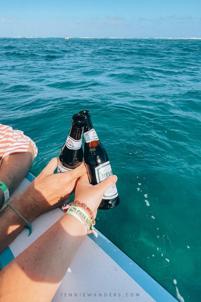 Snorkeling in Caye Caulker Belize