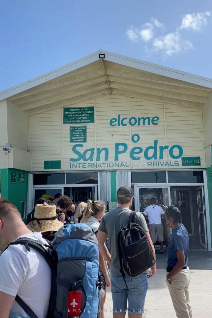 The San Pedro immigration office