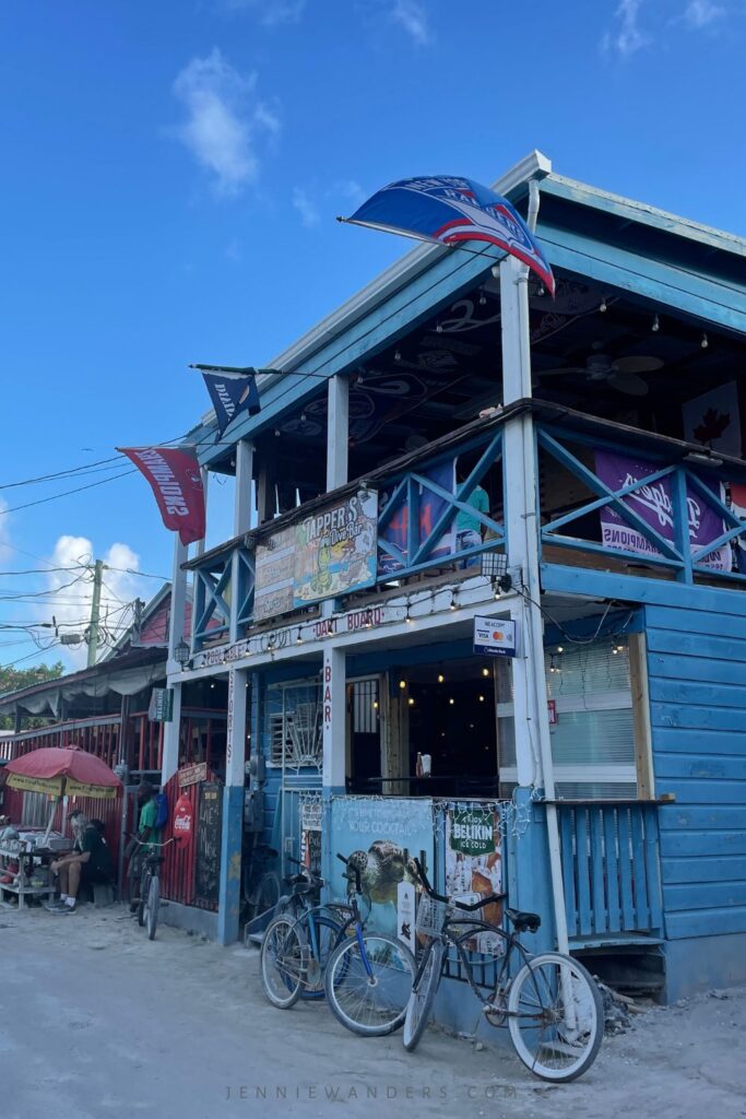 Is Caye Caulker a party island?