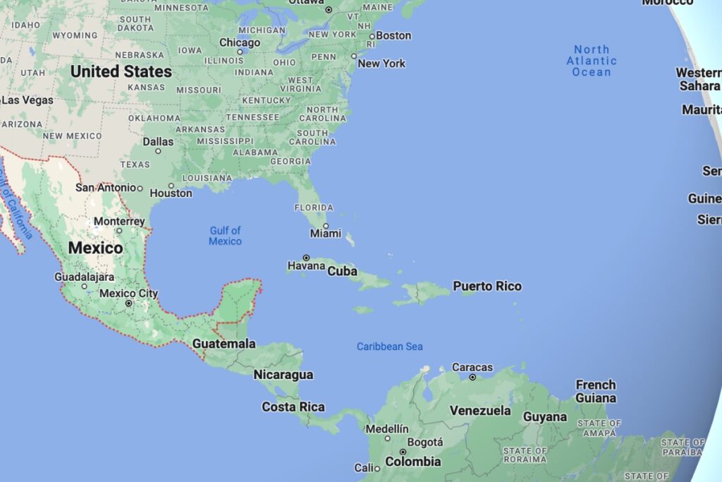Is Mexico part of North America?