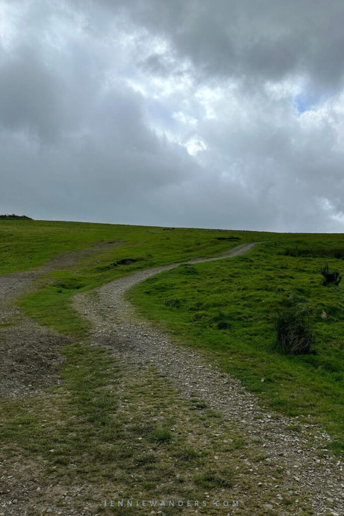 Latrigg walk - pathway leading to the viewpoint