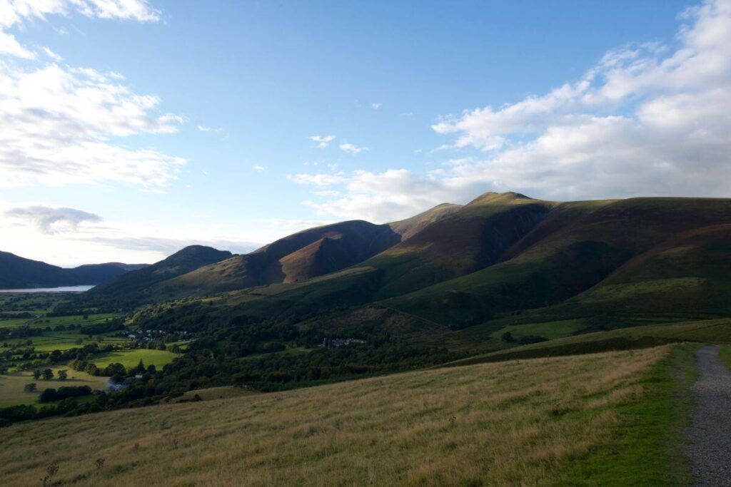 Skiddaw mountain views in the Lake District