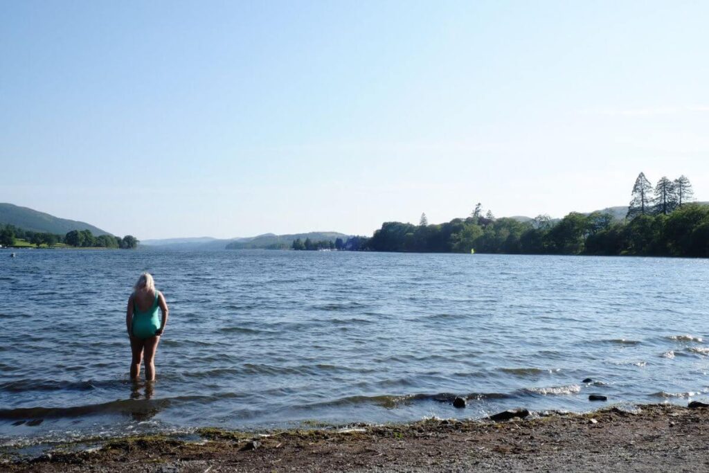 Coniston Water swimming