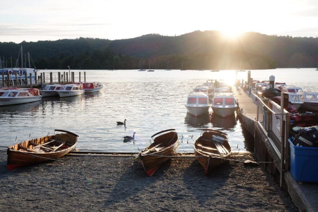 Swimming in Lake Windermere