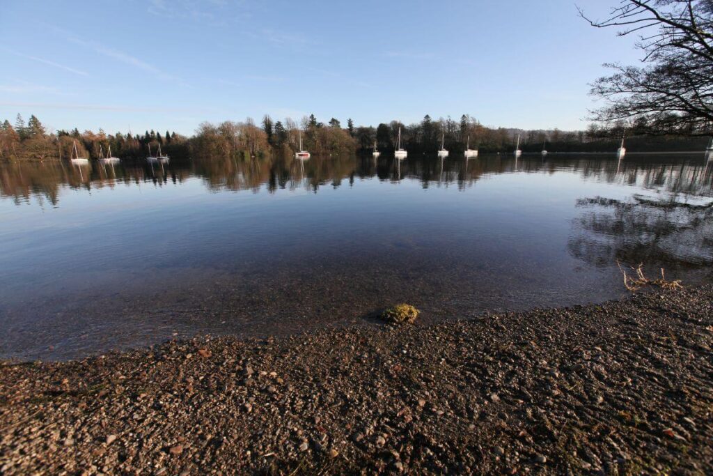 Swimming in Lake Windermere