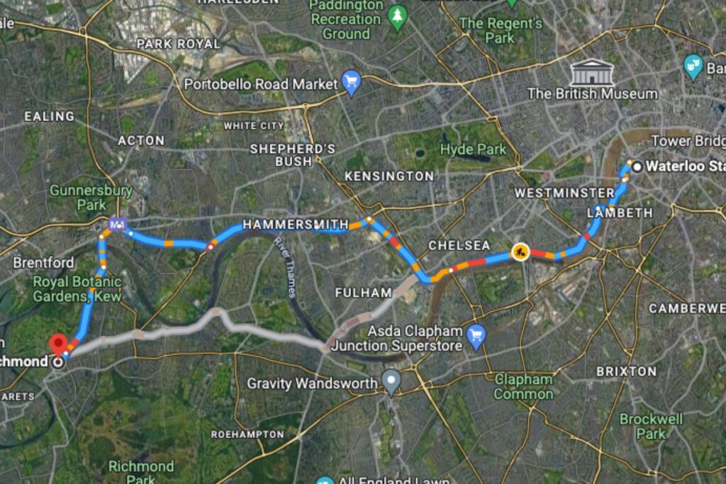 Waterloo to Richmond